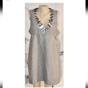Anna Sui due Target Gray Tweed Halter Dress